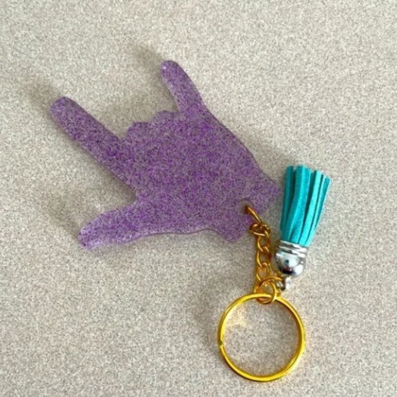 Handmade Hand Sign Keychains - Picture 3 of 8